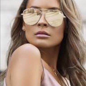 Quay highkey gold sunglasses